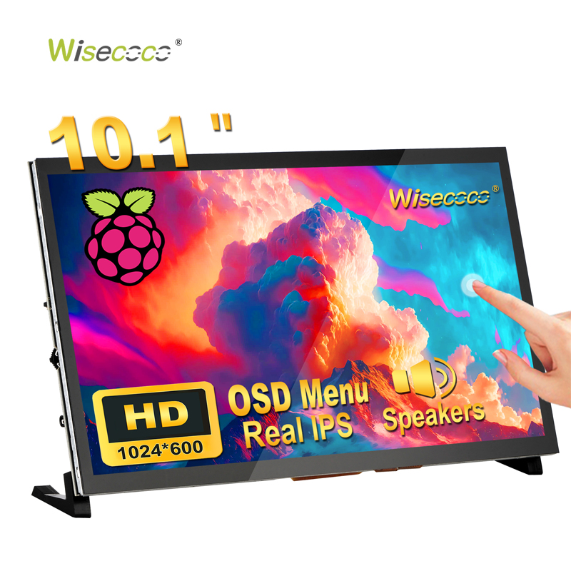 Raspberry Pi 10.1 Inch Capacitive Touch Screen Ips - Pantalla Táctil LCD de 5 7