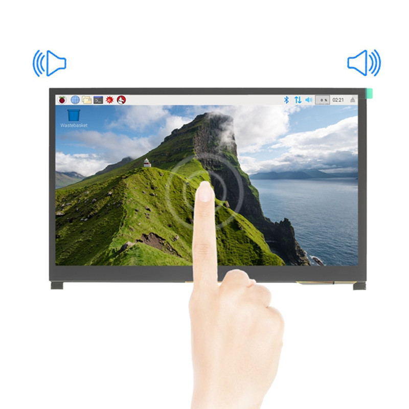 Raspberry Pi 10.1 Inch Capacitive Touch Screen Ips - Monitor de pantalla táctil capacitiva para
