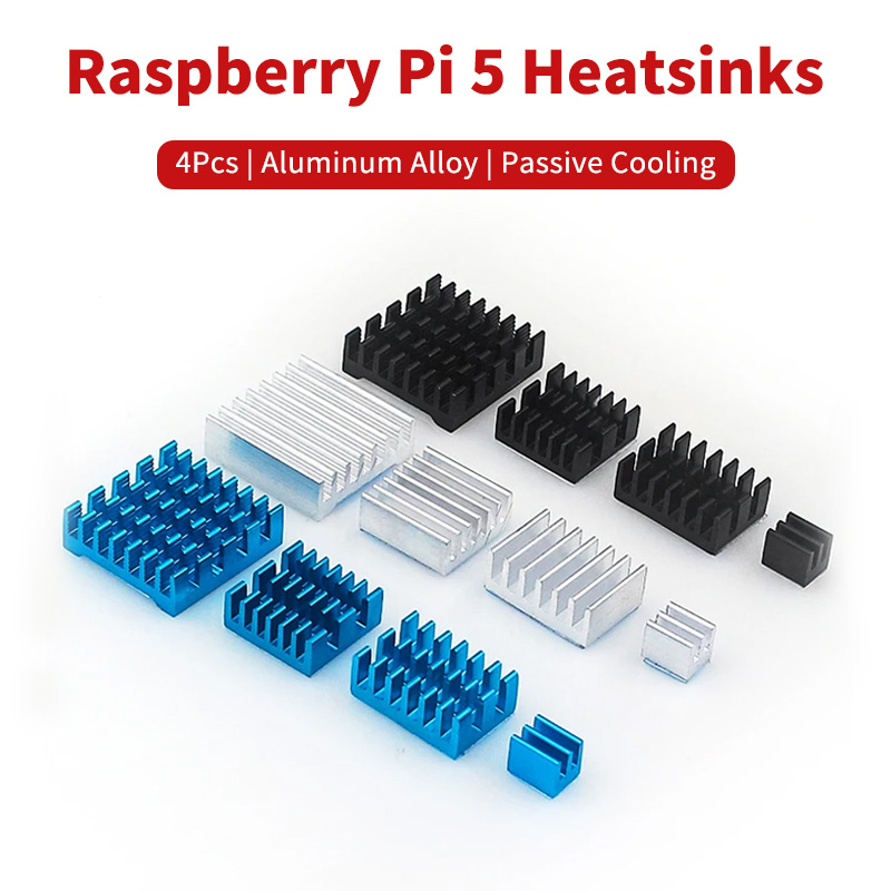 Raspberry Pi Water Cooling Kit - 4 Uds Raspberry Pi 5 disipadores