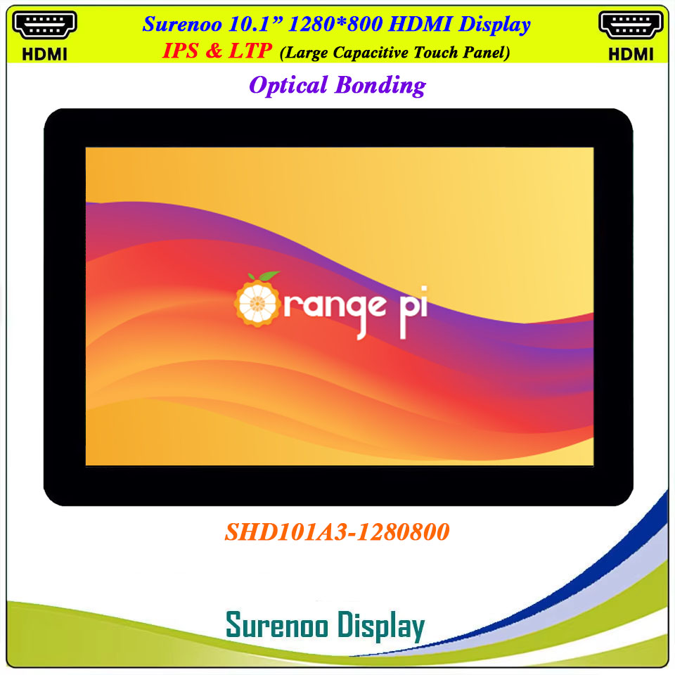 Raspberry Pi 10.1 Inch Capacitive Touch Screen Ips - Pantalla LCD de 10.1 pulgadas 1280*800