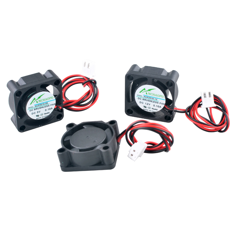 Raspberry Pi Water Cooling Kit - ANCHAOPU Ventilador de 2.5cm 25mm, Ventilador