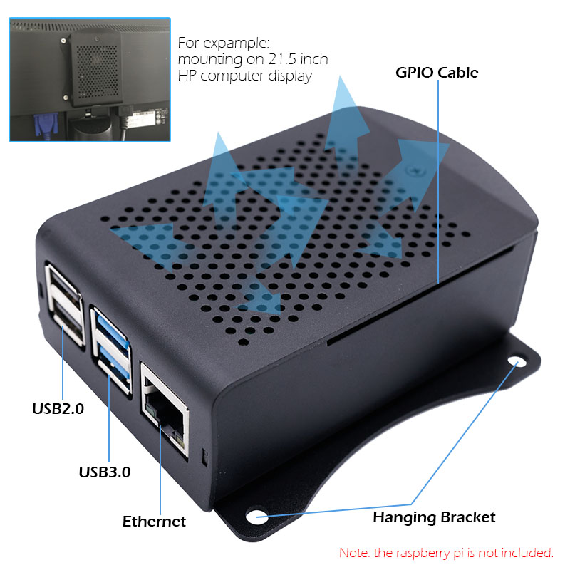 Caja de aluminio Raspberry Pi  - Argon One V3 M.2 Nvme Case reseña y precio