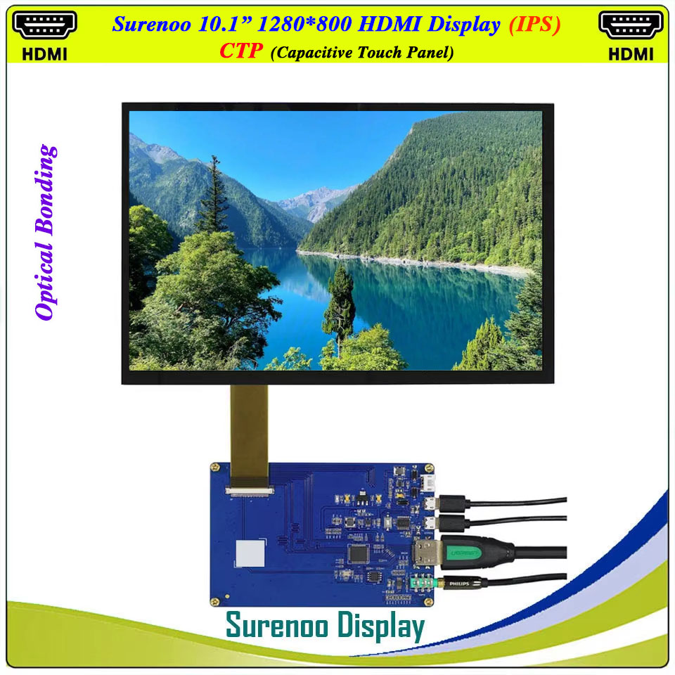 Módulo LCD Compatible con HDMI - Raspberry Pi 10.1 Inch Capacitive Touch Screen Ips reseña y precio