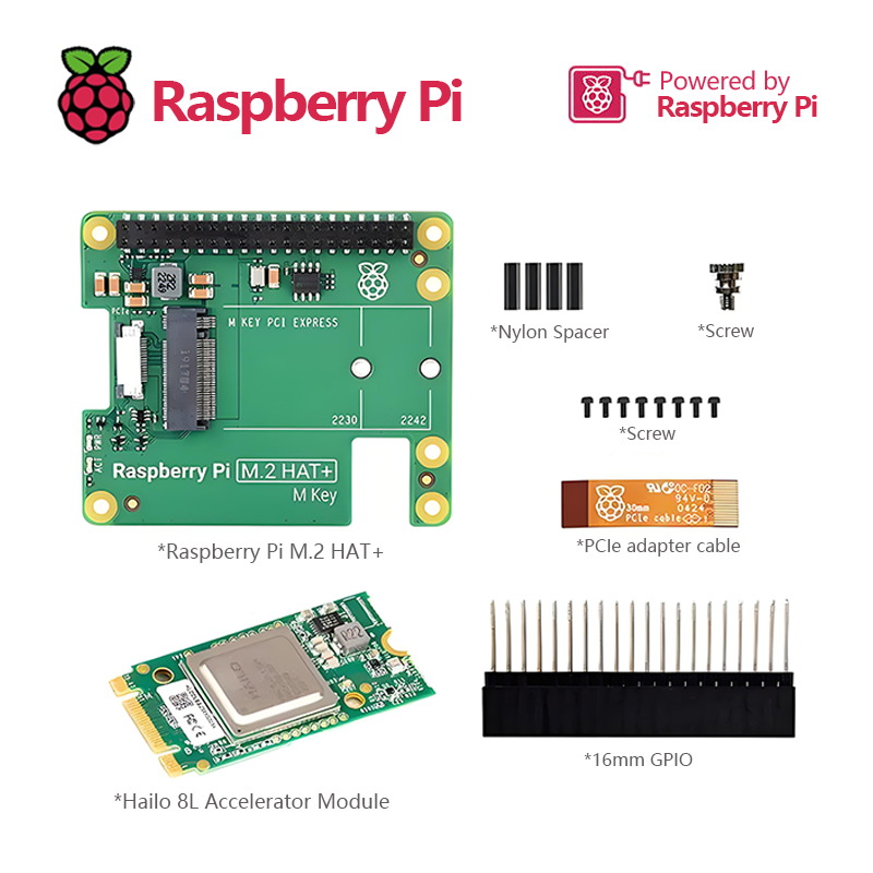 Kit oficial de IA Raspberry Pi - Raspberry Pi Ai Kit Hailo-8L reseña y precio