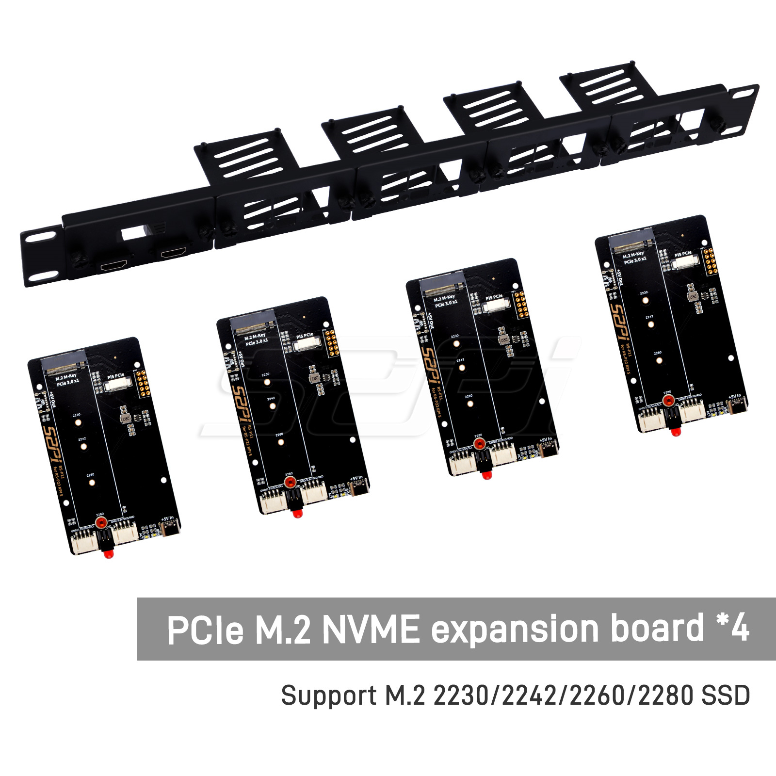 Kit de soporte de acero para m - Raspberry Pi Rackmount 1U 19 Inch reseña y precio
