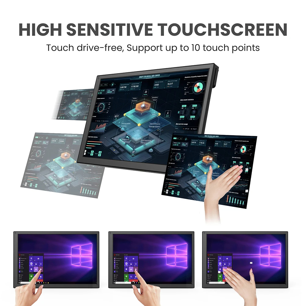 Pantalla táctil capacitiva Eyo - Raspberry Pi 10.1 Inch Capacitive Touch Screen Ips reseña y precio