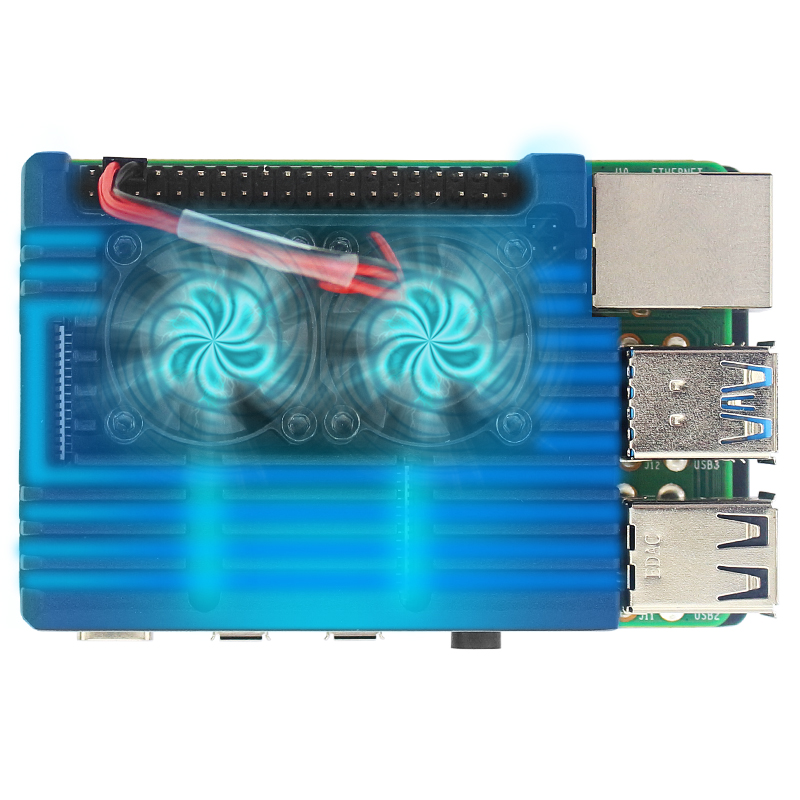 Caja de aluminio para Raspberr - Raspberry Pi Water Cooling Kit reseña y precio