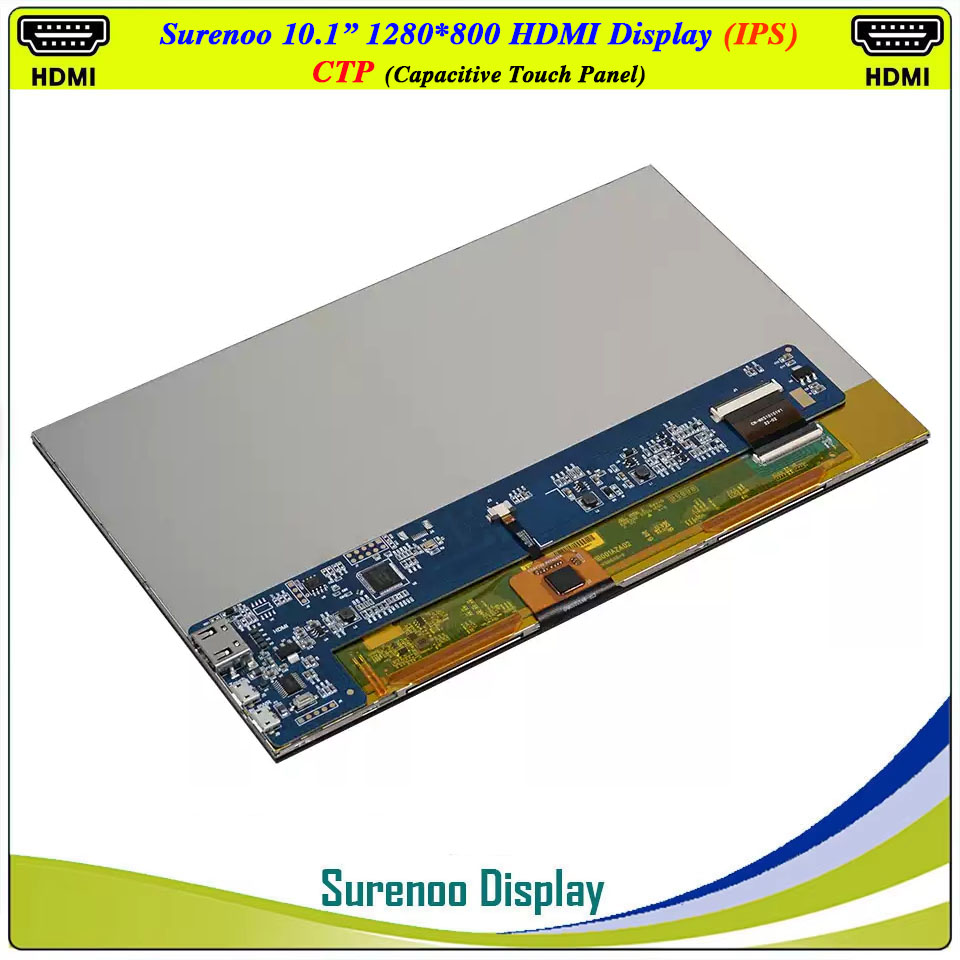 Pantalla LCD de 10.1 pulgadas  - Raspberry Pi 10.1 Inch Capacitive Touch Screen Ips reseña y precio