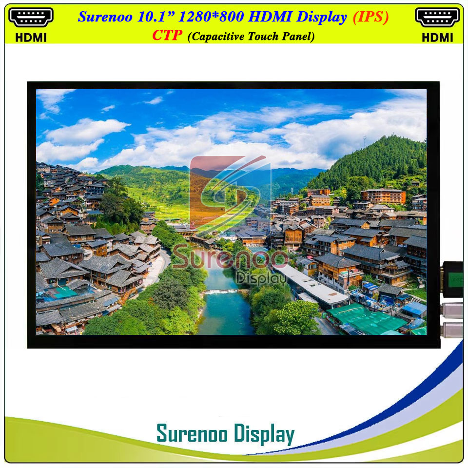 Pantalla LCD de 10.1 pulgadas  - Raspberry Pi 10.1 Inch Capacitive Touch Screen Ips reseña y precio