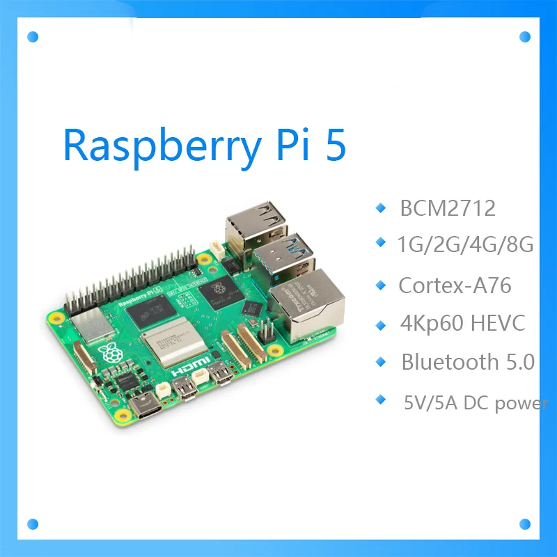Placa de desarrollo de brazo O - Raspberry Pi 5 8Gb Board reseña y precio