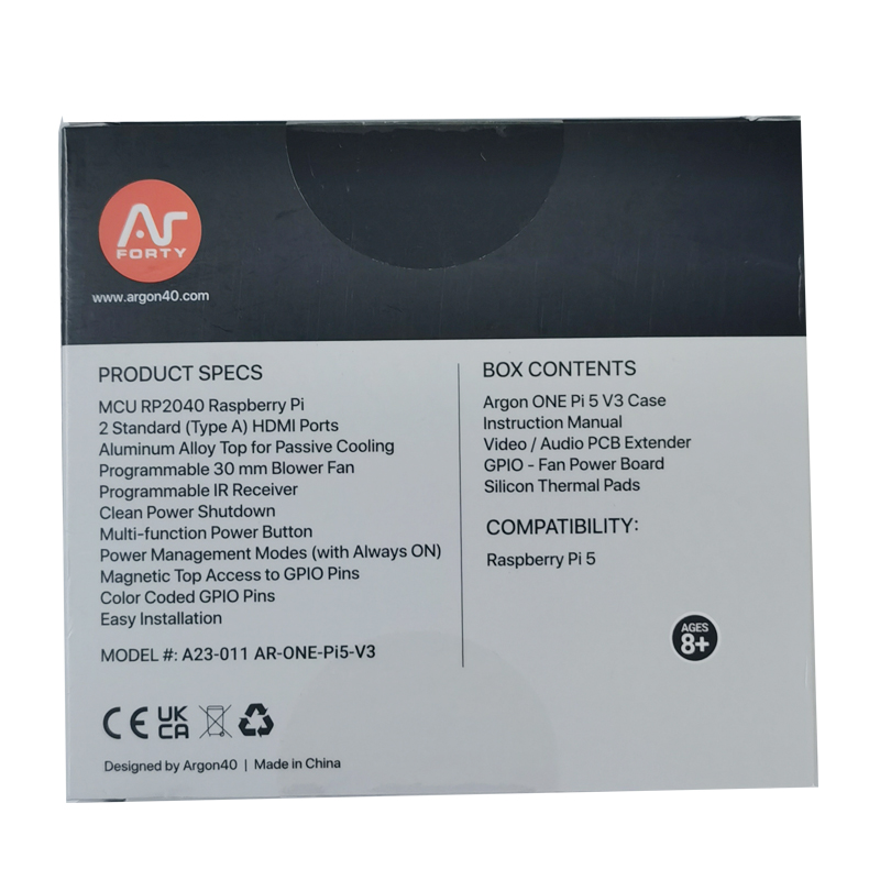 Caja Metálica Argon ONE V3 par - Argon One V3 M.2 Nvme Case reseña y precio
