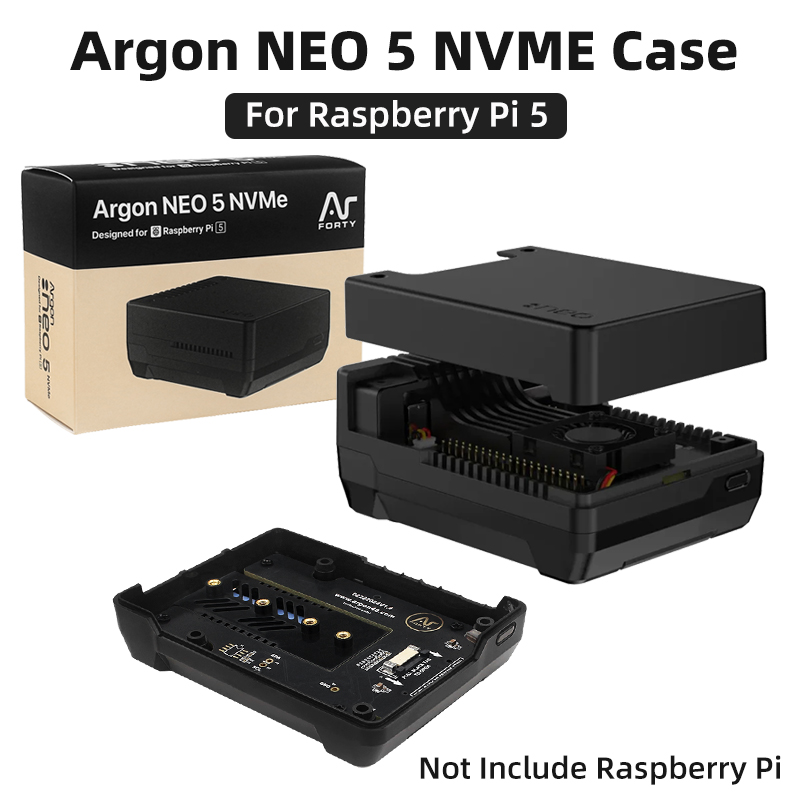 Argon NEO 5 M.2 NVME PCIE carc - Argon One V3 M.2 Nvme Case reseña y precio